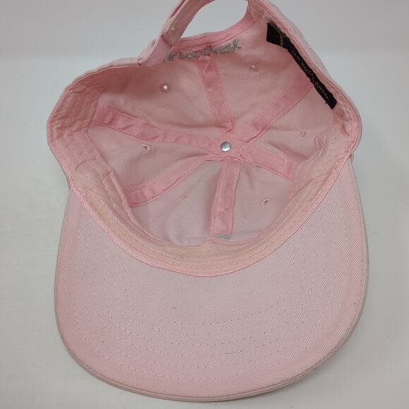 U.S. Polo Assn. Strapback Hat Pink One Size Embroidered Logo Adjustable - Picture 6 of 8